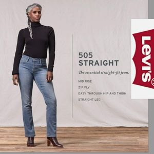 Levi's 505 Straight Leg Jeans